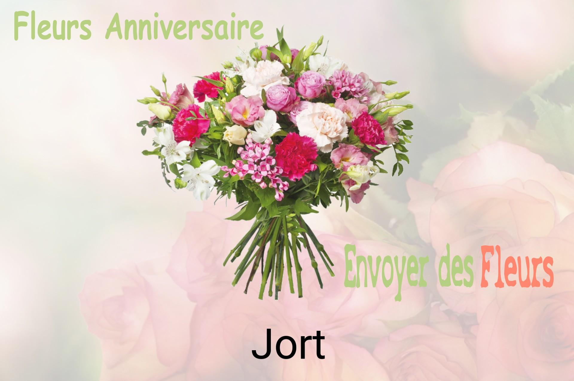 Bouquet de fleurs d’anniversaire livré à Jort