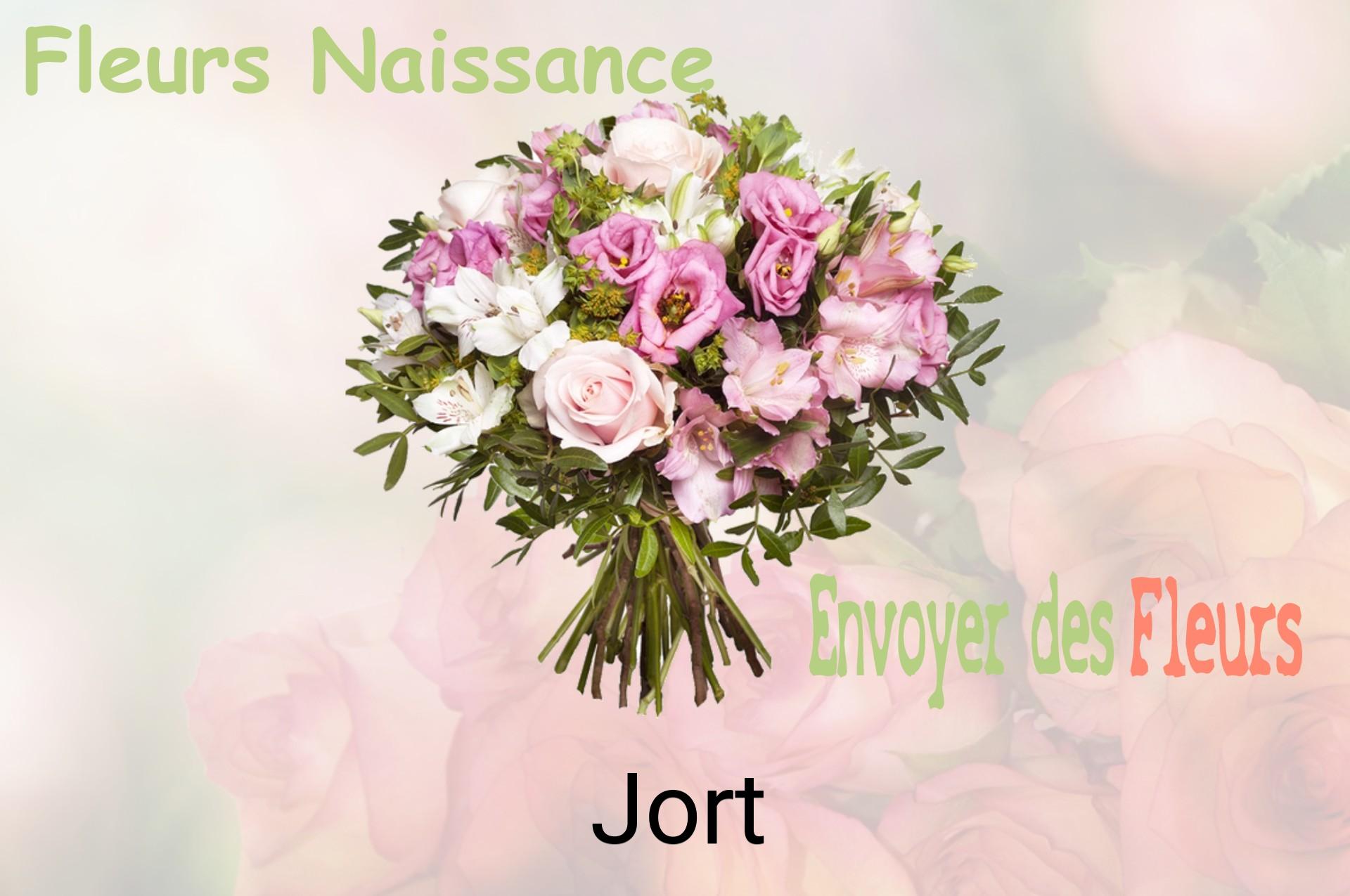 Bouquet de fleurs de naissance livré à Jort